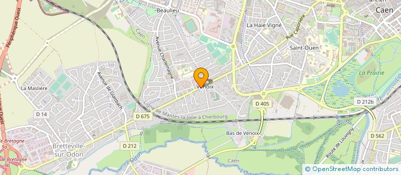 localisation de l'entreprise ABM FINANCE à CAEN