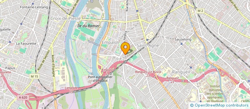 localisation de l'entreprise ABM GESTION à TOULOUSE