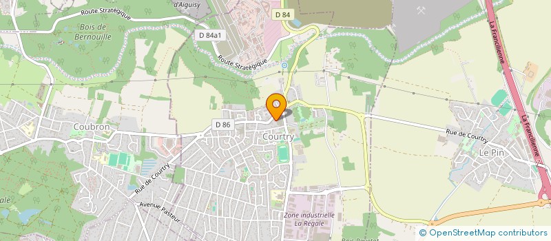 localisation de l'entreprise ABM IMMOBILIER  COURTRY