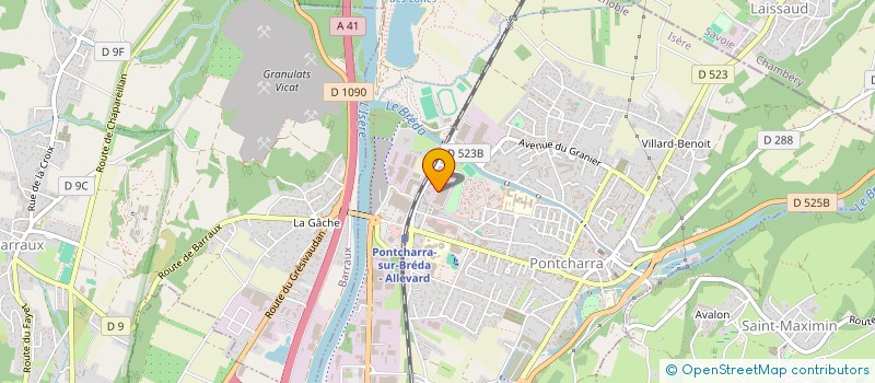 localisation de l'entreprise ABM INTERNATIONAL  PONTCHARRA