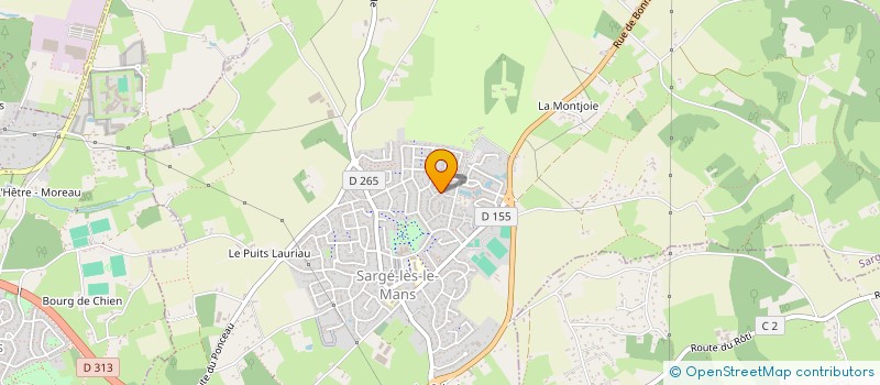 localisation de l'entreprise ABM INVESTISSEMENT  SARGE-LES-LE-MANS