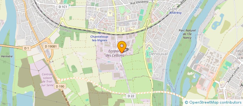 localisation de l'entreprise ABM INVESTISSEMENTS  CHANTELOUP-LES-VIGNES