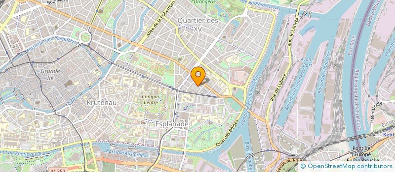 localisation de l'entreprise ABM MENUISERIE à STRASBOURG