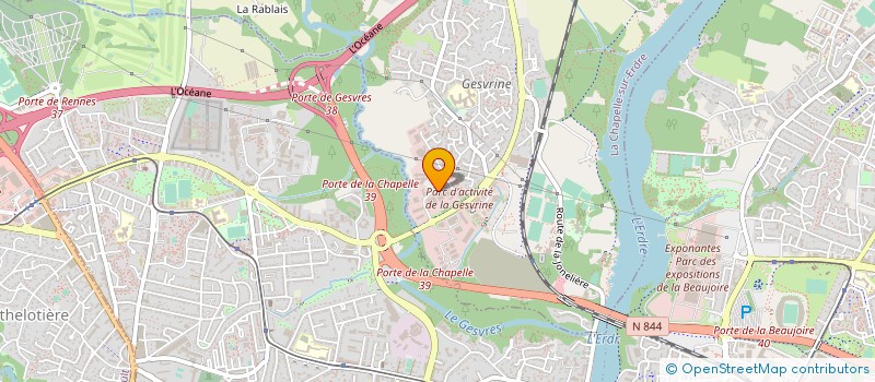 localisation de l'entreprise ABM POLISSAGE AJUSTAGE à LA CHAPELLE-SUR-ERDRE