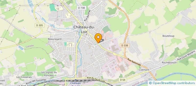 localisation de l'entreprise ABM PRODUCTIONS  MONTVAL-SUR-LOIR