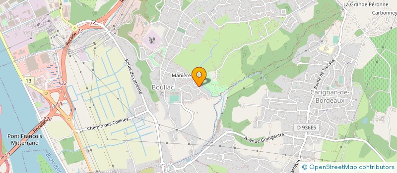 localisation de l'entreprise ABM PROJETS  BOULIAC