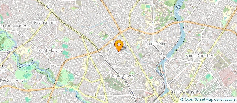 localisation de l'entreprise ABM SOLUTIONS à NANTES