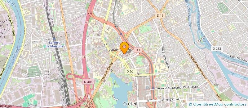 localisation de l'entreprise ABM TRADING à CRETEIL