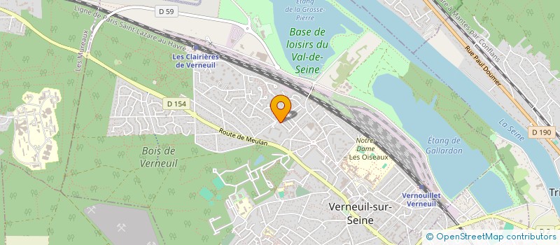 localisation de l'entreprise ABM TRANSPORT ZEN  VERNEUIL-SUR-SEINE