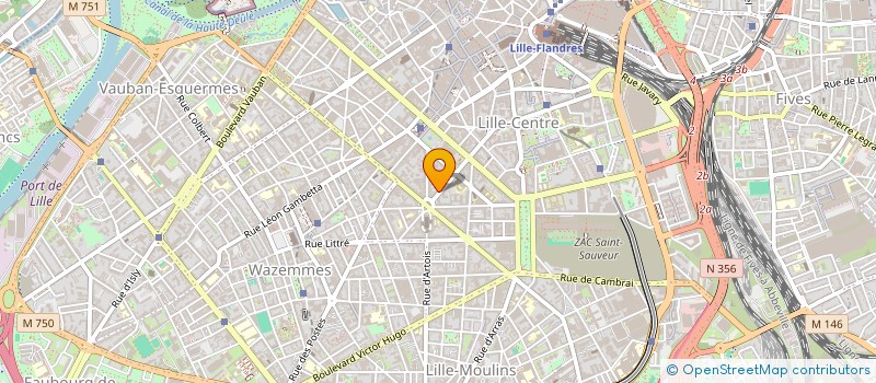 localisation de l'entreprise ABM2O à LILLE