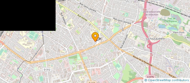 localisation de l'entreprise ABMC à ANGERS