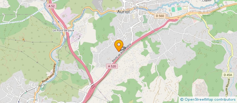 localisation de l'entreprise ABMC IMMO à AURIOL
