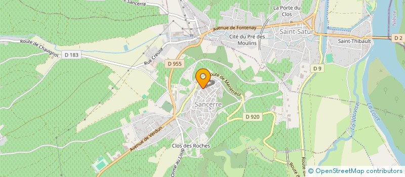 localisation de l'entreprise ABMG 16  SANCERRE