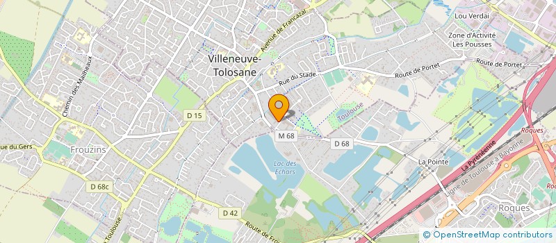 localisation de l'entreprise ABMG à VILLENEUVE-TOLOSANE
