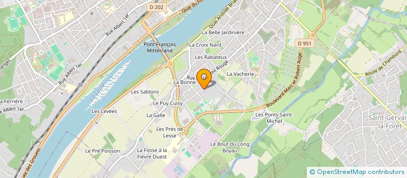 localisation de l'entreprise ABMH  BLOIS