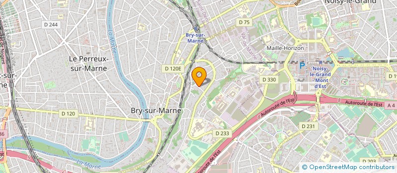 localisation de l'entreprise ABMIGESTIM à BRY-SUR-MARNE