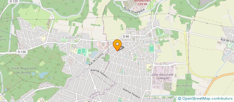 localisation de l'entreprise ABMJ à COURTRY