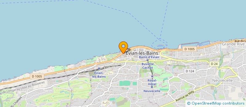 localisation de l'entreprise ABMJ  EVIAN-LES-BAINS