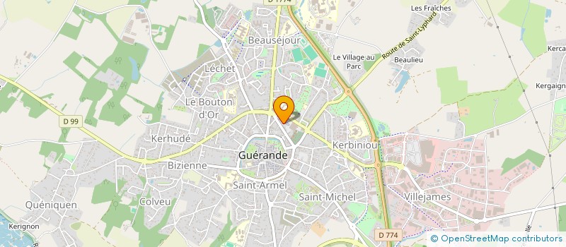 localisation de l'entreprise ABML  GUERANDE