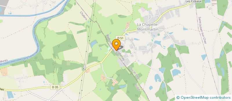 localisation de l'entreprise ABML  LA CHAPELLE-MONTMARTIN