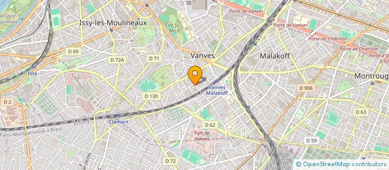localisation de l'entreprise ABML SERVICES à VANVES