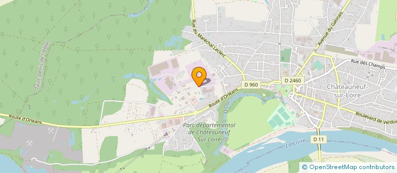 localisation de l'entreprise ABML SUPPORT  CHATEAUNEUF-SUR-LOIRE