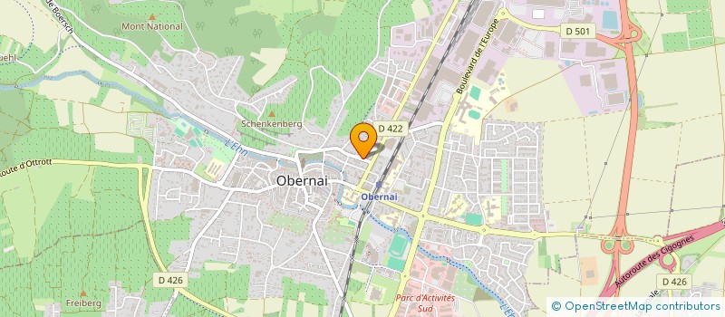 localisation de l'entreprise ABMLOC à OBERNAI