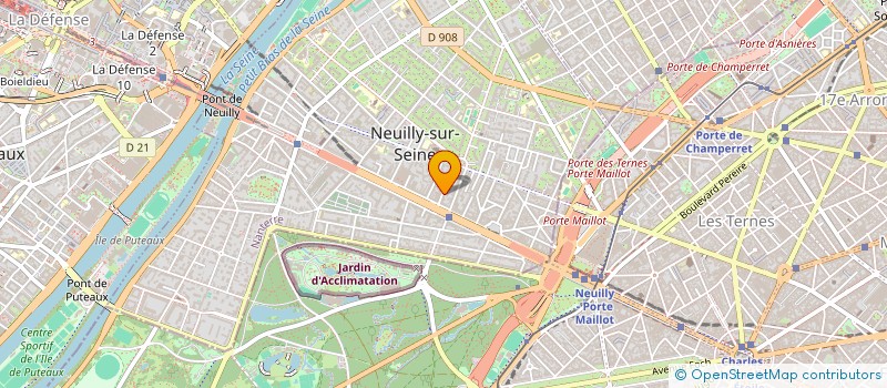 localisation de l'entreprise ABMLS IMMO  NEUILLY-SUR-SEINE