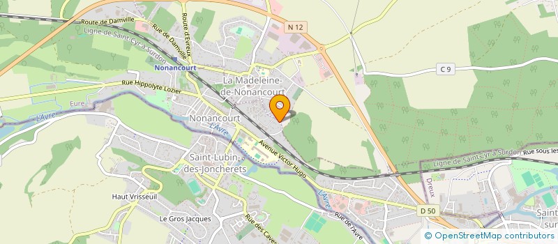 localisation de l'entreprise ABMM  NONANCOURT