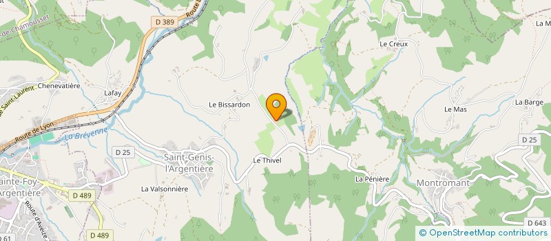 localisation de l'entreprise ABMP  HAUTE-RIVOIRE