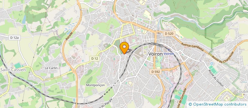 localisation de l'entreprise ABMP CONSULTING à VOIRON