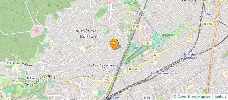 localisation de l'entreprise ABMR ORLANDINI  VERRIERES-LE-BUISSON