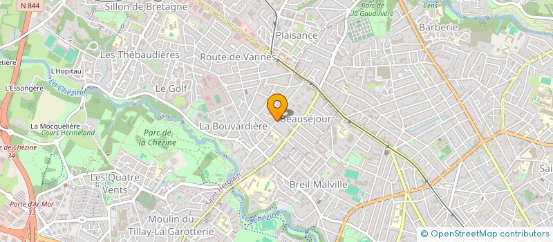 localisation de l'entreprise ABMR PAYS DE LOIRE à SAINT-HERBLAIN
