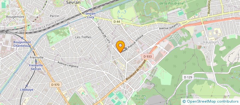 localisation de l'entreprise ABMS  LIVRY-GARGAN