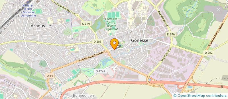 localisation de l'entreprise ABMS à GONESSE