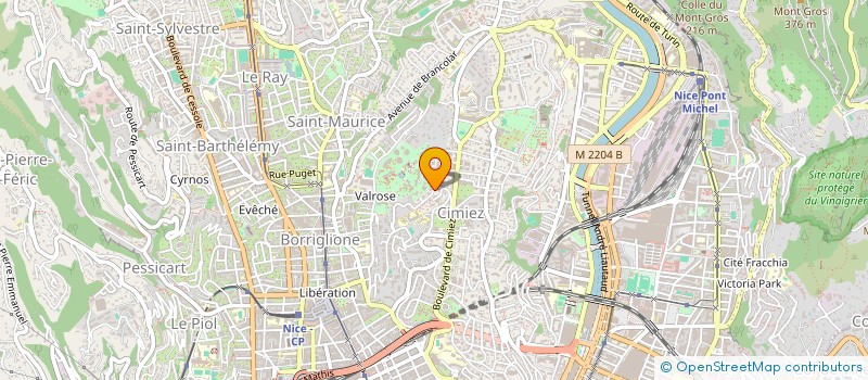 localisation de l'entreprise ABMS à NICE