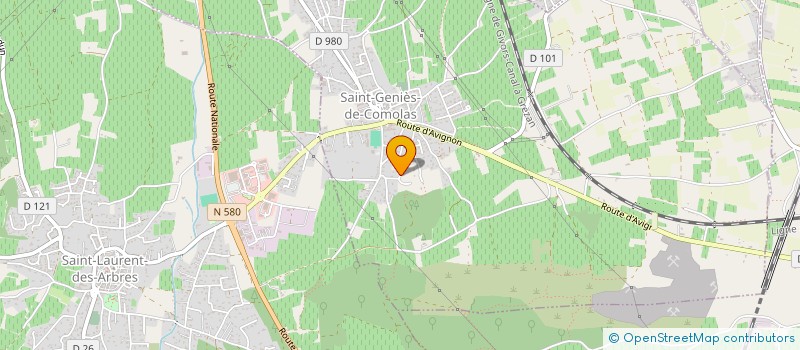 localisation de l'entreprise ABMT à SAINT-GENIES-DE-COMOLAS