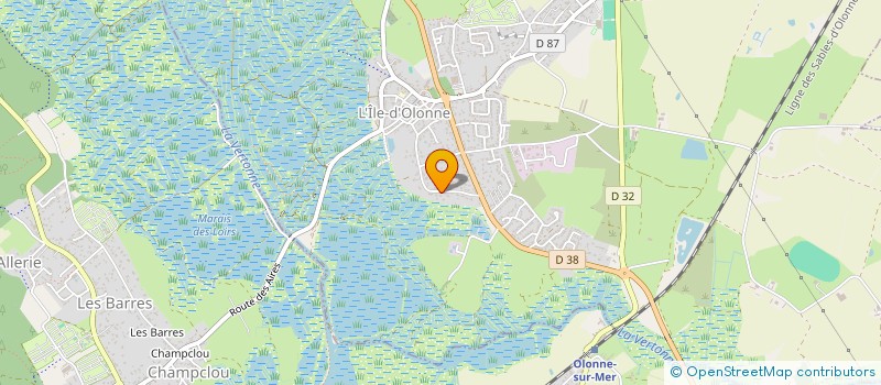 localisation de l'entreprise ABMV à L'ILE-D'OLONNE