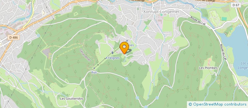 localisation de l'entreprise ABMV IMMOBILIER à XONRUPT-LONGEMER