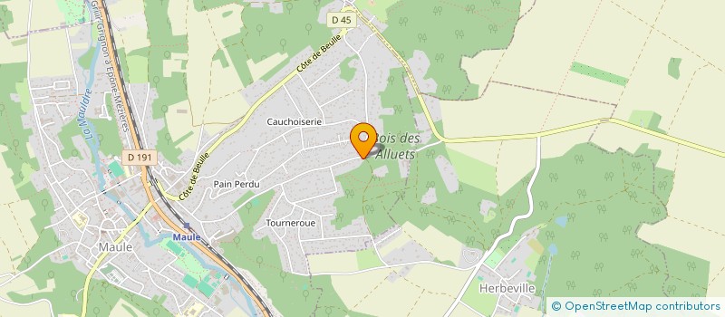 localisation de l'entreprise ABMV2  MAULE