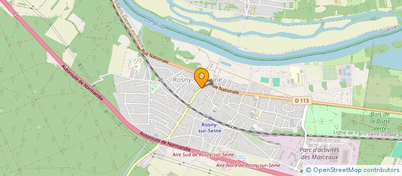 localisation de l'entreprise ABN  ROSNY-SUR-SEINE