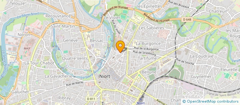 localisation de l'entreprise ABN à NIORT