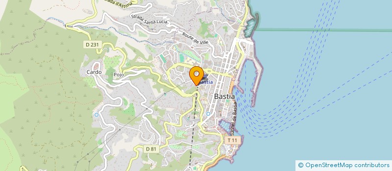 localisation de l'entreprise ABN à BASTIA