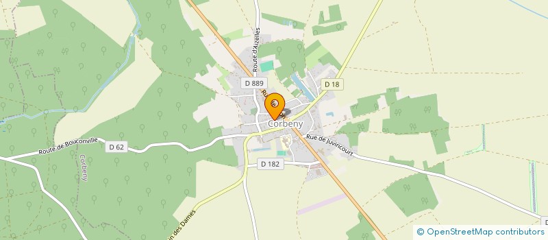 localisation de l'entreprise ABN à CORBENY