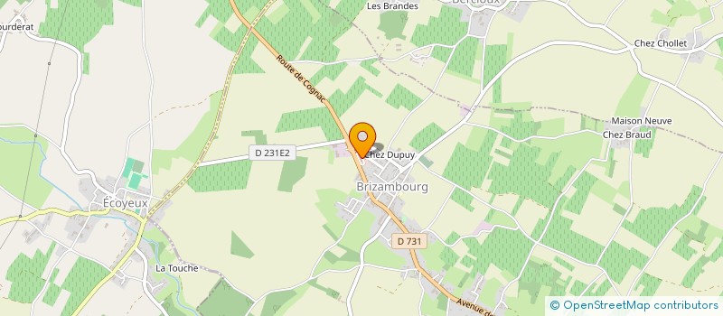 localisation de l'entreprise ABN ALIMENTATION  BRIZAMBOURG