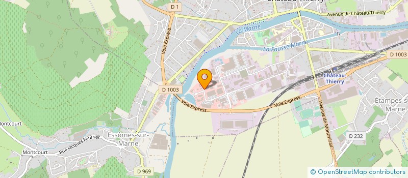 localisation de l'entreprise ABN AUTO-MOTO à CHATEAU-THIERRY