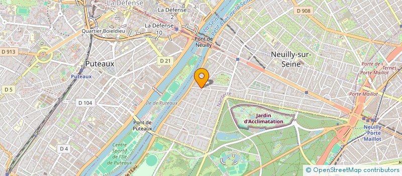 localisation de l'entreprise ABN CLAMART à NEUILLY-SUR-SEINE