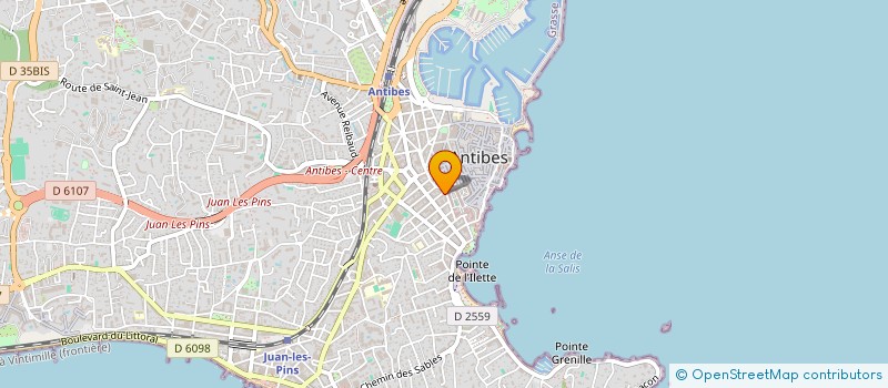 localisation de l'entreprise ABN INC à ANTIBES