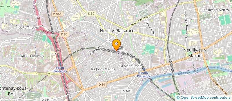 localisation de l'entreprise ABN SERVICES à NEUILLY-PLAISANCE