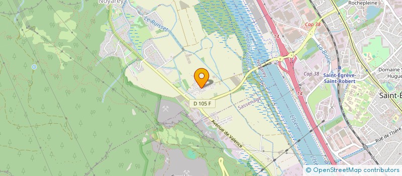 localisation de l'entreprise ABN TRAVAUX à NOYAREY